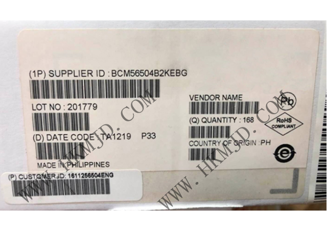 以太網(wǎng) IC BCM56504B2KEBG 24端口GbE多層交換機(jī)，帶4個(gè)10GbE/HiGig+?端口