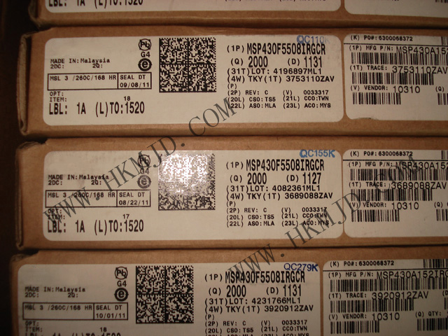 MSP430 MCU MSP430F5508IRGCR 超低功耗16位微控制器，適用于各種應(yīng)用