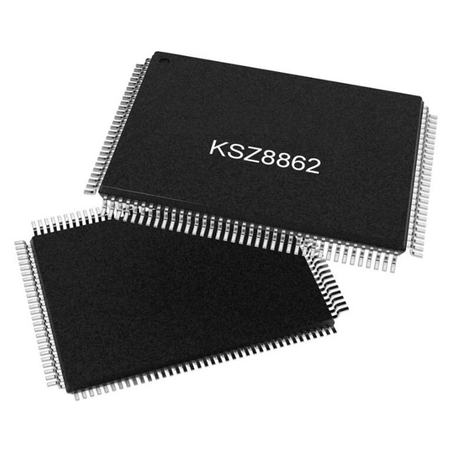 供應(yīng)，回收【Microchip】KSZ8862-32MQL 雙端口以太網(wǎng)交換機(jī)，帶光纖支持