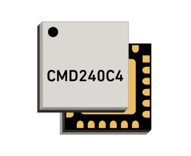 CMD240C4是一款射頻放大器，DC至22GHz，24QFN