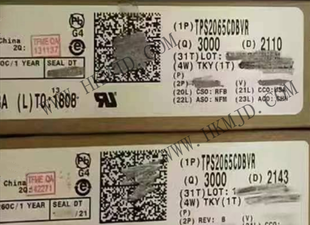 明佳達(dá)電子 —— 供應(yīng) [TI] TPS2065CDBVR 電源開(kāi)關(guān) IC - 限流，配電開(kāi)關(guān)