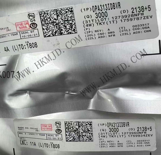 【TI 放大器】出售 OPA313IDBVR 低噪聲、單通道CMOS運(yùn)算放大器