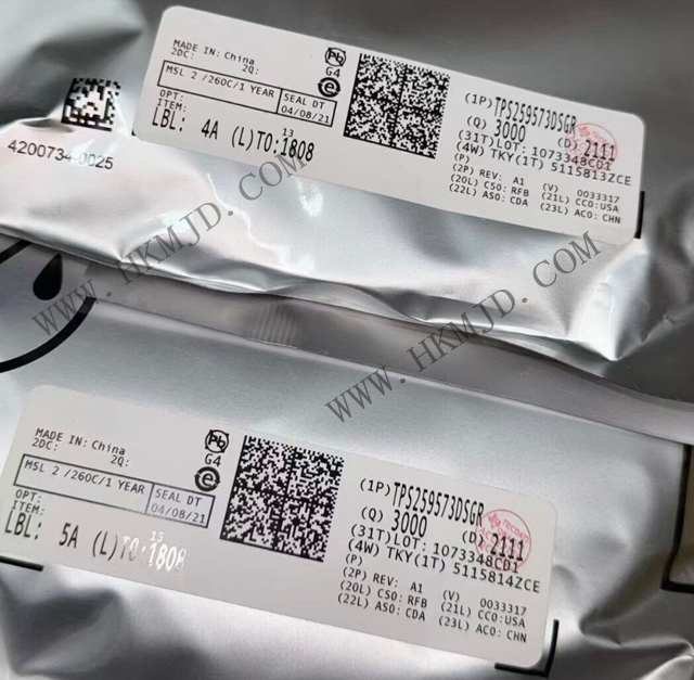 供應(yīng) TI TPS259573DSGR 34mΩ 高性能電子保險絲帶快速過壓保護