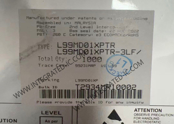 [供應(yīng)原裝 IC] L99MD01XPTR (ST) 八進(jìn)制半橋電機(jī)驅(qū)動(dòng)器