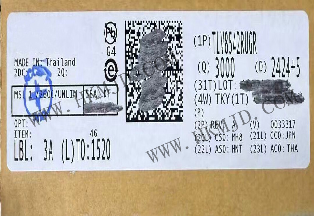 [供應 TI 放大器] TLV8542RUGR 500nA，RRIO 運算放大器