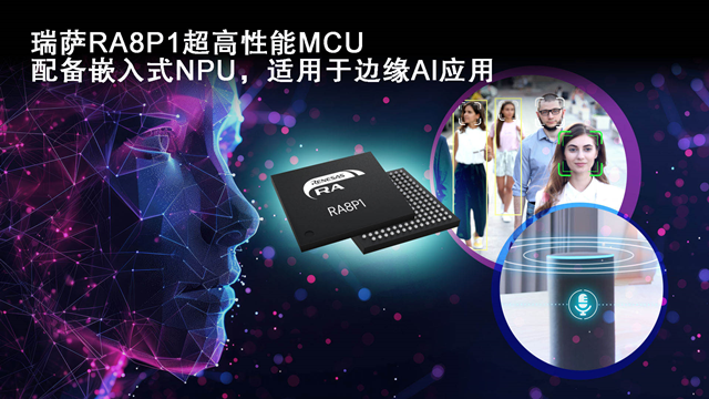 瑞薩電子推出搭載AI加速功能的1GHz微控制器， 樹(shù)立MCU性能新標(biāo)桿