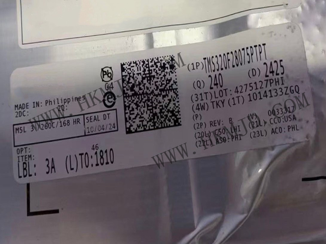 明佳達現貨：供應 TI TMS320F28075PTPT - C2000? 實時微控制器