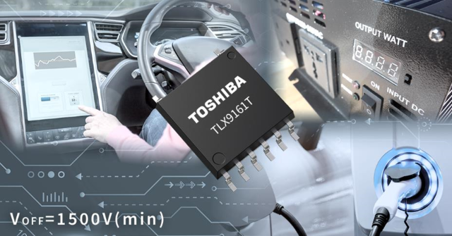 東芝推出小型封裝車(chē)載光繼電器TLX9161T，可實(shí)現(xiàn)車(chē)載電池系統(tǒng)1500V輸出耐壓