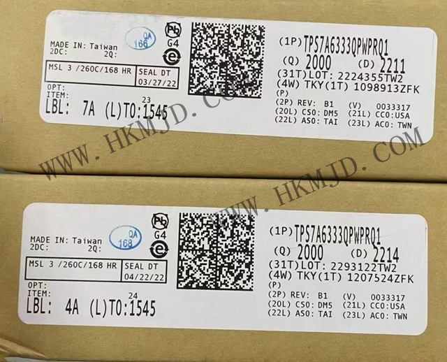 明佳達(dá)電子現(xiàn)貨供應(yīng)TI（TPS7A6333QPWPRQ1）300mA、40V 低壓降穩(wěn)壓器